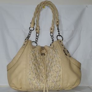 Zac Posen Pumpkin Beatrice Bag Crm W White Italian Leather
